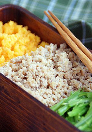 三色そぼろ弁当-レシピのメイン写真