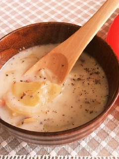 ♡朝食にジャーマンポテト風スープ ♡-レシピのメイン写真