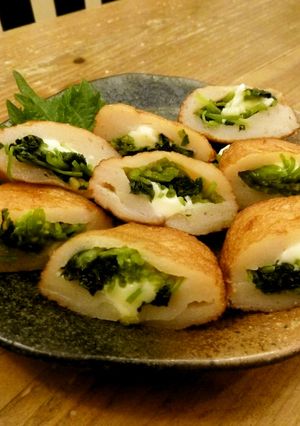 簡単おつまみ♪さつま揚げのチー三つ葉詰め-レシピのメイン写真