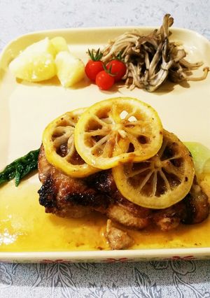 鶏もも肉のレモン焼き-レシピのメイン写真