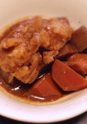 簡単時短☆炊飯器でどて煮！-レシピのメイン写真