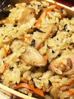 鶏ごほうひじき御飯-レシピのメイン写真