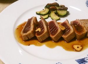 鮮度が落ちたお刺身用で簡単マグロステーキ-レシピのメイン写真