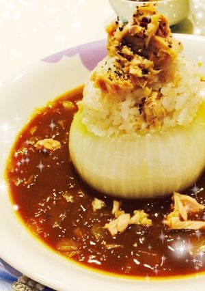シーチキンで簡単☆まるごと玉ねぎカレー-レシピのメイン写真