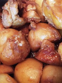 鶏肉とじゃが芋の甘辛煮っころがし-レシピのメイン写真