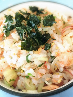 鮭とみょうがの混ぜ御飯-レシピのメイン写真