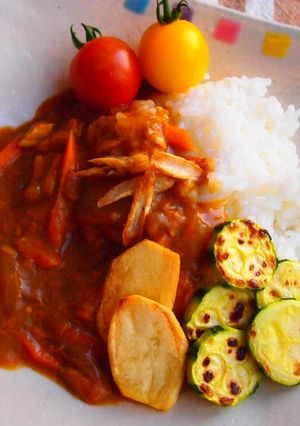 シーチキンLと夏野菜たっぷりの和風カレー-レシピのメイン写真