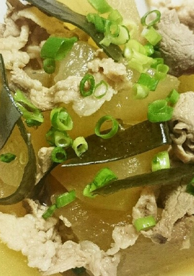 簡単☆冬瓜と豚肉の煮物-レシピのメイン写真