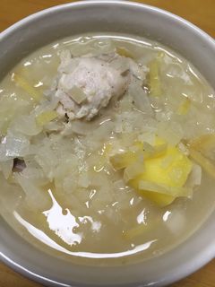 ONE鍋deサムゲタン風スープ-レシピのメイン写真