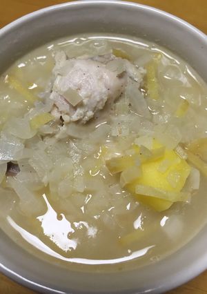 ONE鍋deサムゲタン風スープ-レシピのメイン写真