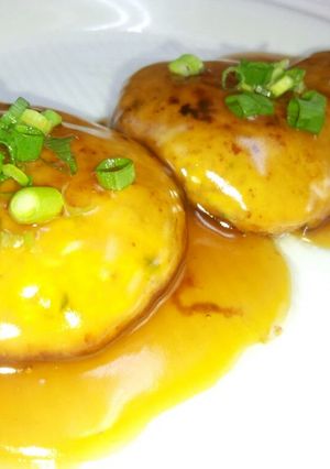 とろり餡掛けつくね-レシピのメイン写真