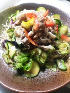 豚シャブごまダレそうめん-レシピのメイン写真
