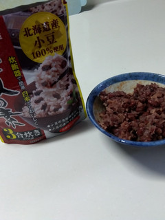 赤飯の素とラカントであんこ!-レシピのメイン写真