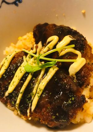 ちょこっと丼●一口ソースチキンカツ丼-レシピのメイン写真
