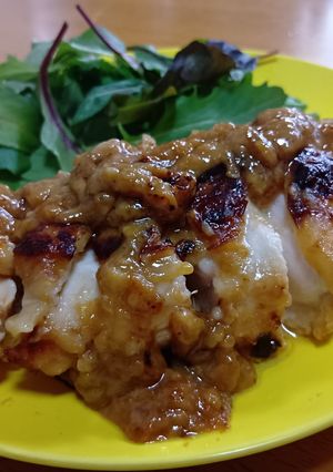 玄米甘酒でしっとり♡味噌チキンソテー-レシピのメイン写真