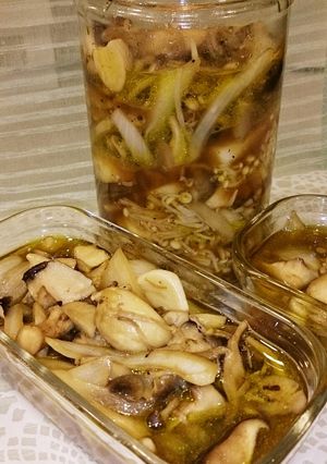 きのこと玉ねぎのマリネ-レシピのメイン写真