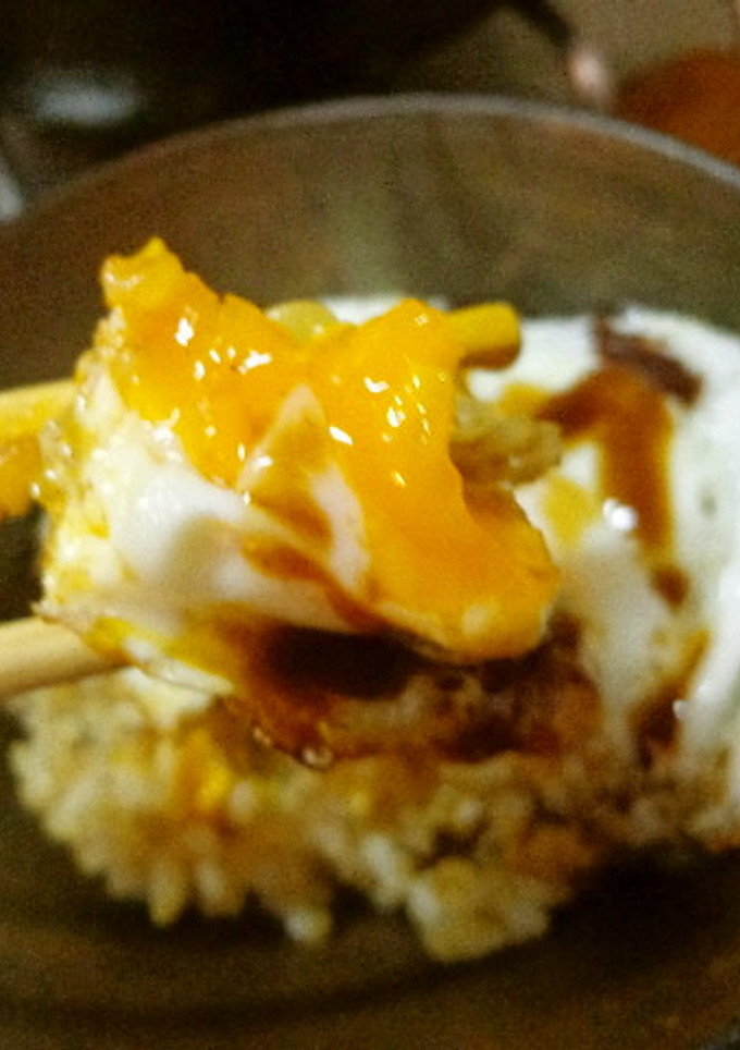 最速のソース目玉焼き丼-レシピのメイン写真