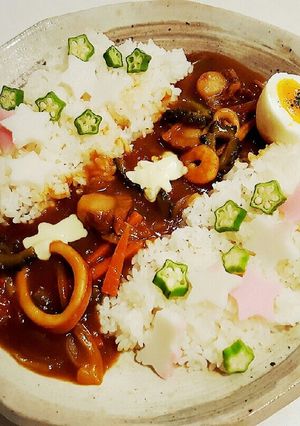 天の川シーフードトマトカレー-レシピのメイン写真