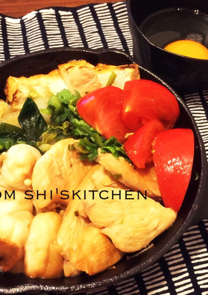 美味しい♡安い♡簡単♡トマト鶏すき焼き-レシピのメイン写真