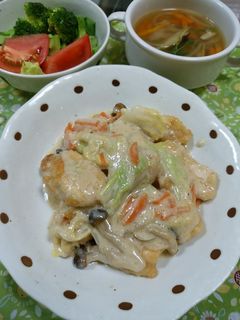 とり胸肉のクリーム煮-レシピのメイン写真