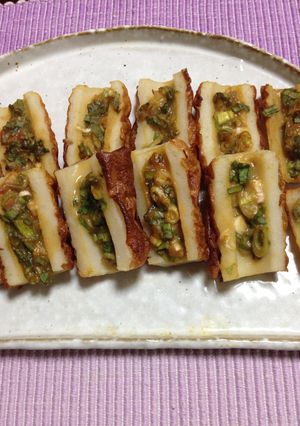 ちくわのネギ味噌焼き-レシピのメイン写真