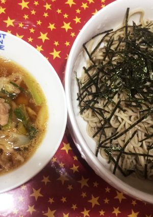 簡単 つけ麺風そば-レシピのメイン写真