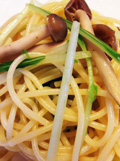 水菜のスパゲティー-レシピのメイン写真