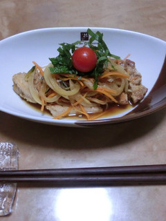 鶏ムネ肉のカレー南蛮-レシピのメイン写真