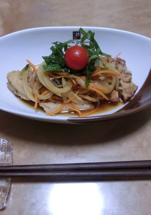 鶏ムネ肉のカレー南蛮-レシピのメイン写真