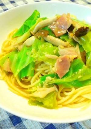 キャベツとしめじの和風パスタ-レシピのメイン写真