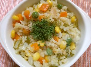 炊飯器にお任せ 簡単♪ツナ入り ピラフ！-レシピのメイン写真