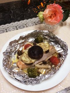 簡単☆さっぱり♡サーモンのホイル焼-レシピのメイン写真