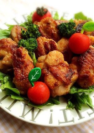 油大さじ1♡唐揚げ味のチキンソテー♪-レシピのメイン写真