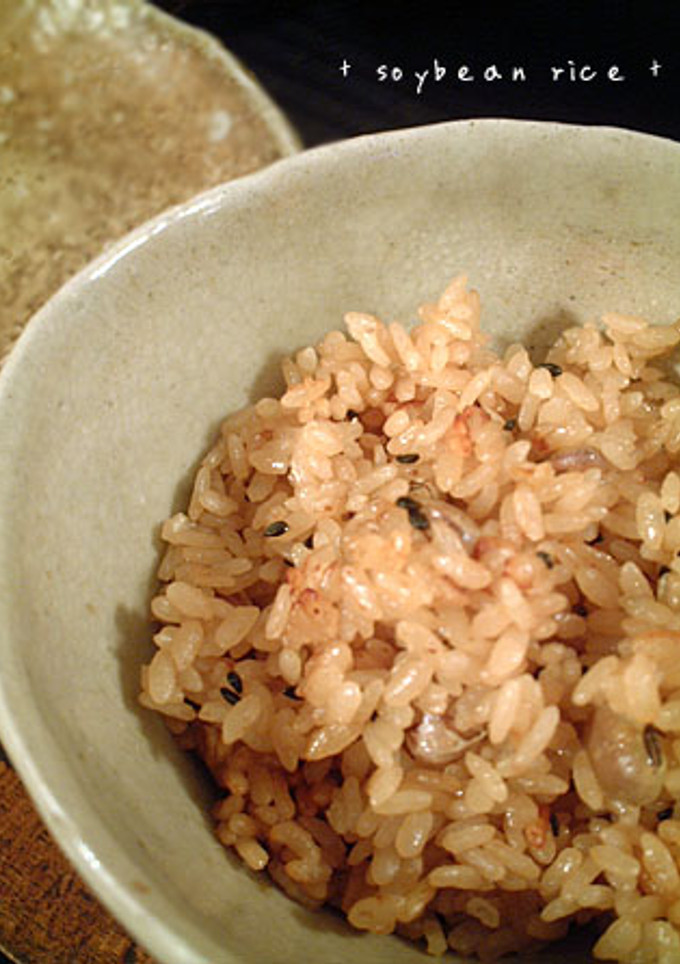 ++節分の福豆で大豆ご飯++-レシピのメイン写真