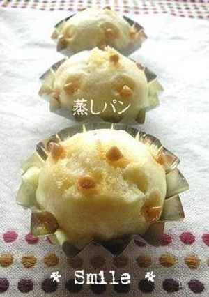 *簡単♪キャラメルチョコチップ蒸しパン*-レシピのメイン写真