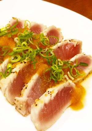マグロのタタキ 香ばしいガーリック風味-レシピのメイン写真