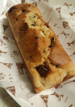 ＨＭで簡単混ぜるだけ♪チョコバナナケーキ-レシピのメイン写真