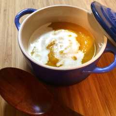 รูปของ 食べる！にんじんとかぼちゃのポタージュ