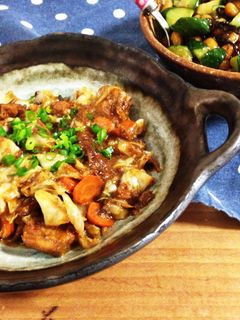 鯖の味噌煮缶とキャベツ炒め-レシピのメイン写真