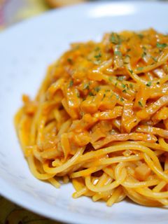 濃厚☆海老クリームパスタ-レシピのメイン写真