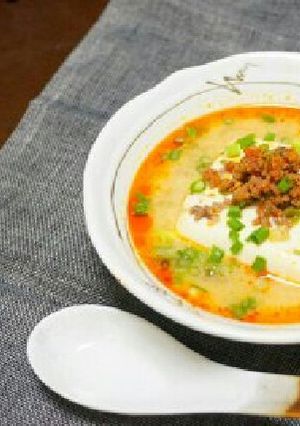 糖質制限①担々豆腐-レシピのメイン写真