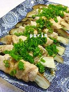 ナスと豚肉のレンジ蒸し♪-レシピのメイン写真