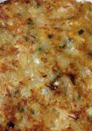 ジャガイモと豆腐のキムチーズチヂミ-レシピのメイン写真