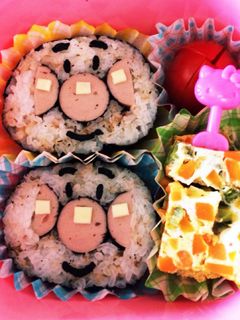 簡単♪ アンパンマン のり巻き キャラ弁-レシピのメイン写真