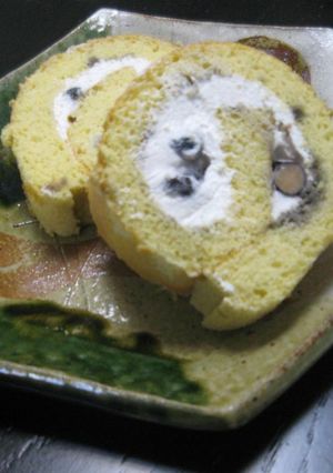 黒豆のロールケーキ-レシピのメイン写真