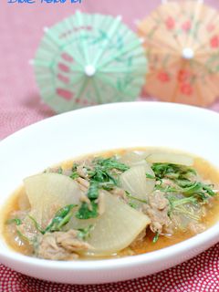 大根とツナの♪韓国風煮物♪-レシピのメイン写真