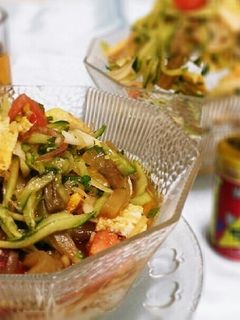 夏野菜たっぷりのぶっかけそうめん-レシピのメイン写真