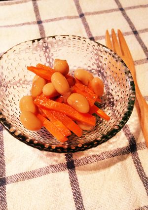 大豆と人参のあっさり煮-レシピのメイン写真