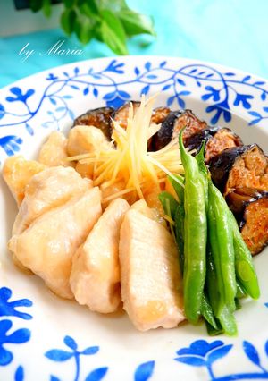 なすと鶏むね肉の冷やし鉢-レシピのメイン写真