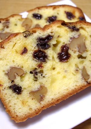 クルミとレーズンのパウンドケーキ-レシピのメイン写真